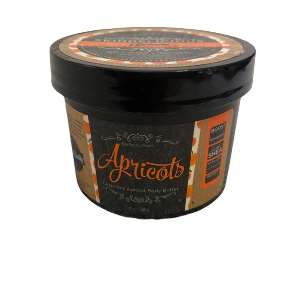 Skindelicious Apricots Nourishing Apricot Body Butter 10 Oz Shea & Cocoa Butter - Picture 1 of 7